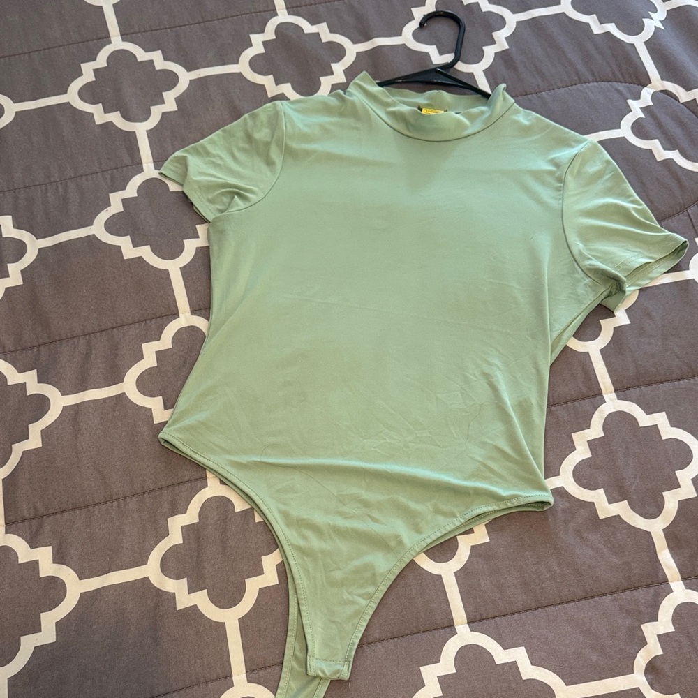 Green Short Sleeve Bodysuit